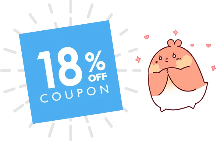 18%OFF COUPON