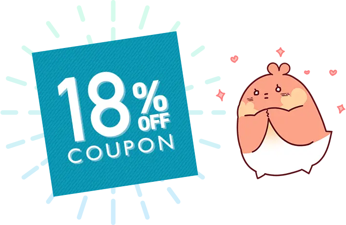 18%OFF COUPON