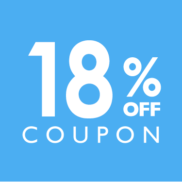 18%OFF COUPON