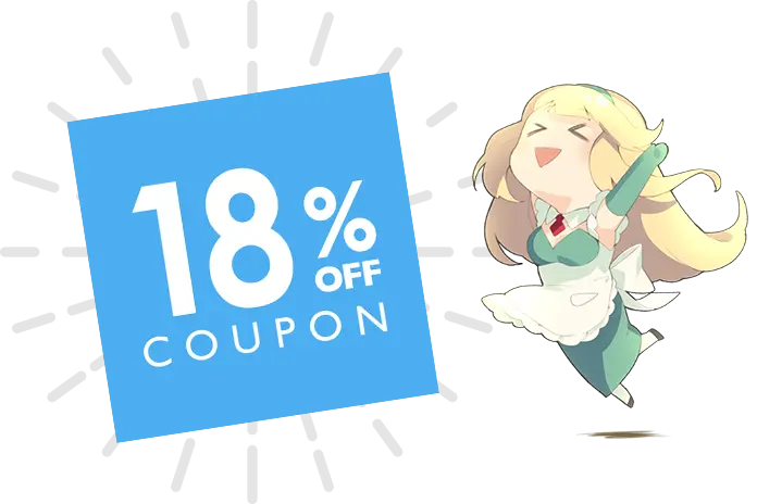 18%OFF COUPON