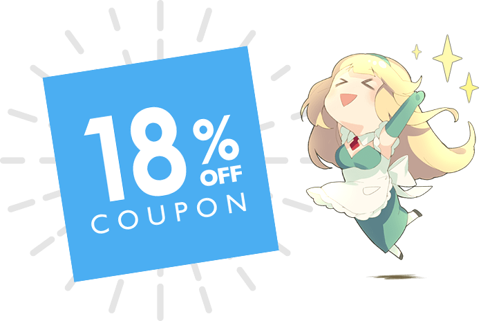 18%off coupon